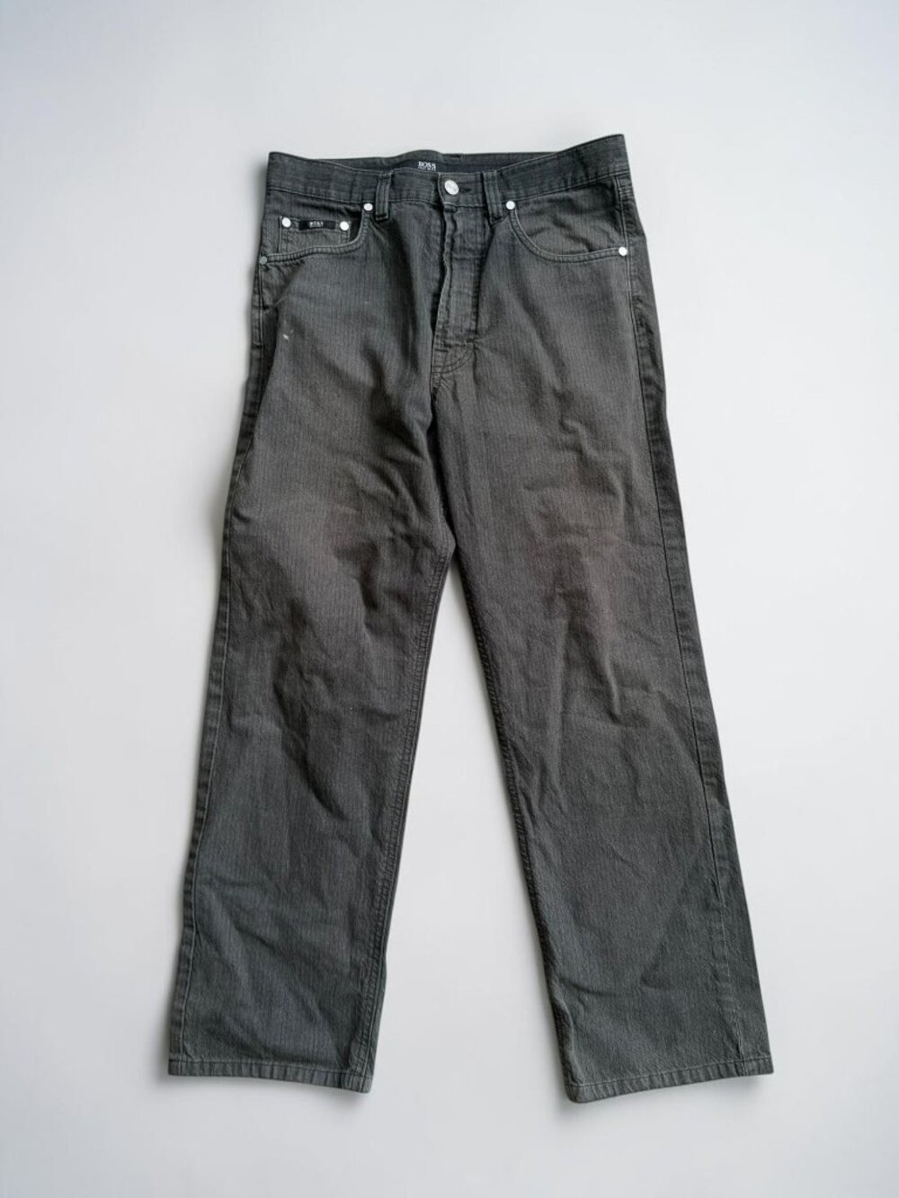 HUGO BOSS Men’s Gray Straight Leg Jeans Size 32 x 32